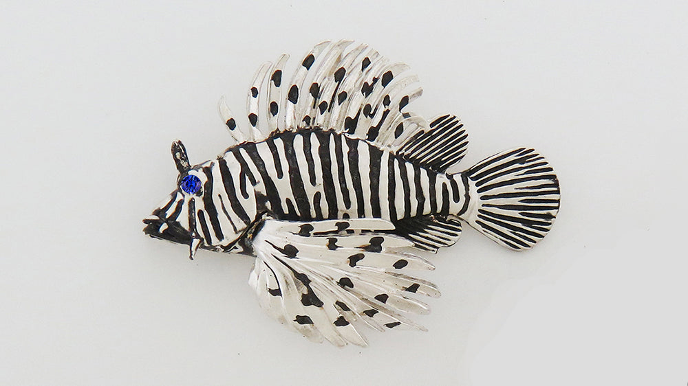Silver Lionfish Pendant