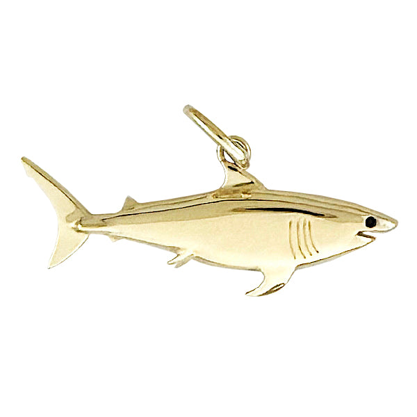 Tiny Great White Shark Charm