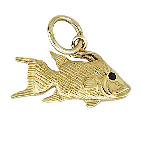 Tiny Gold Hogfish Charm