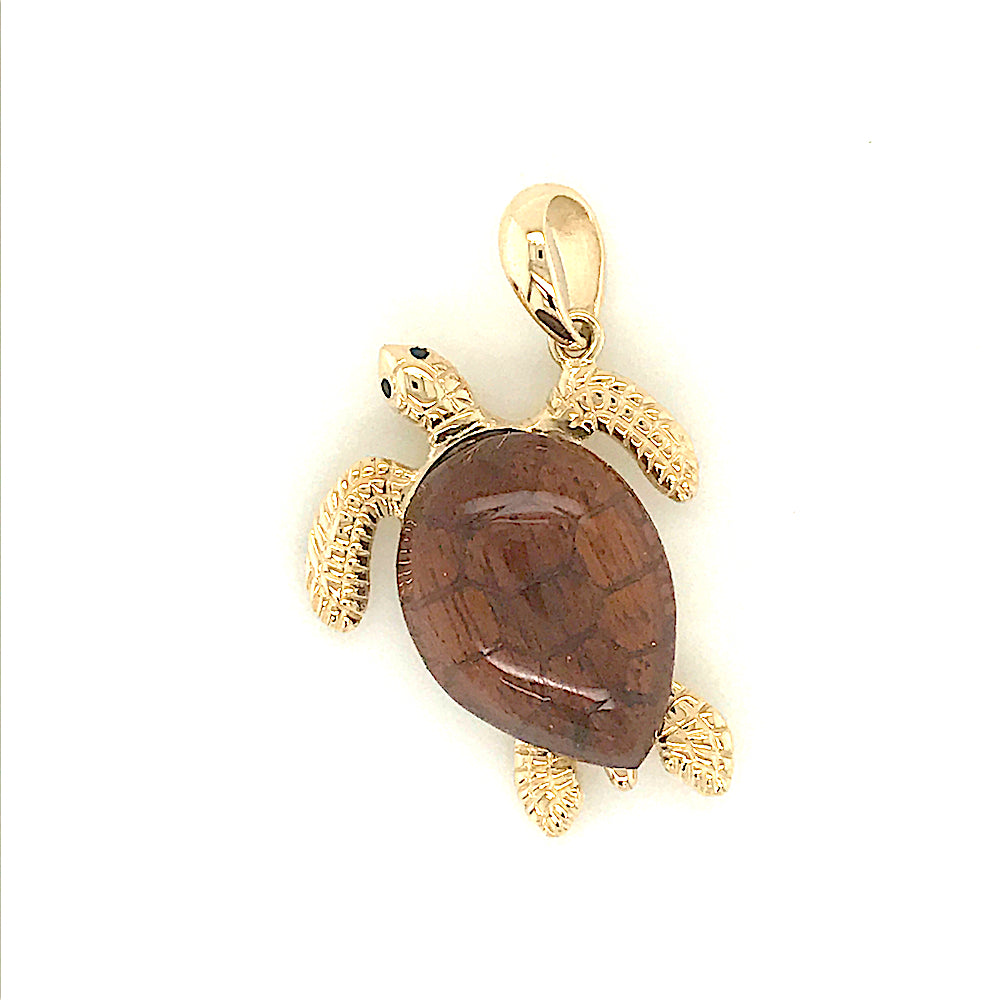 Logger Head Turtle with Teak Shell