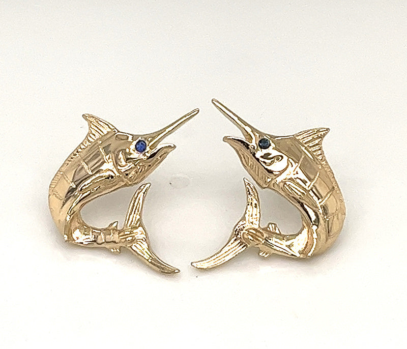 Blue Marlin Earrings