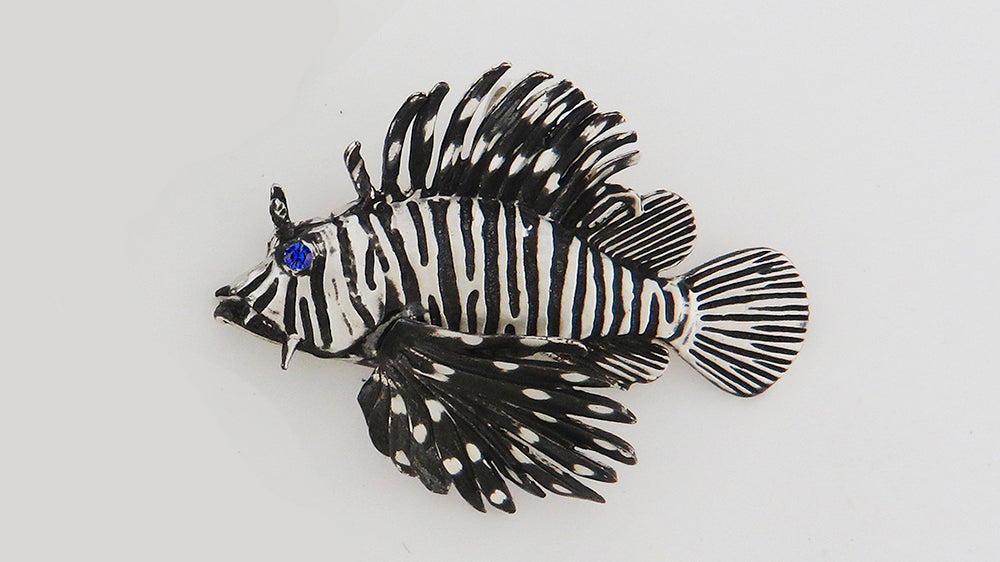 Silver Lionfish Pendant