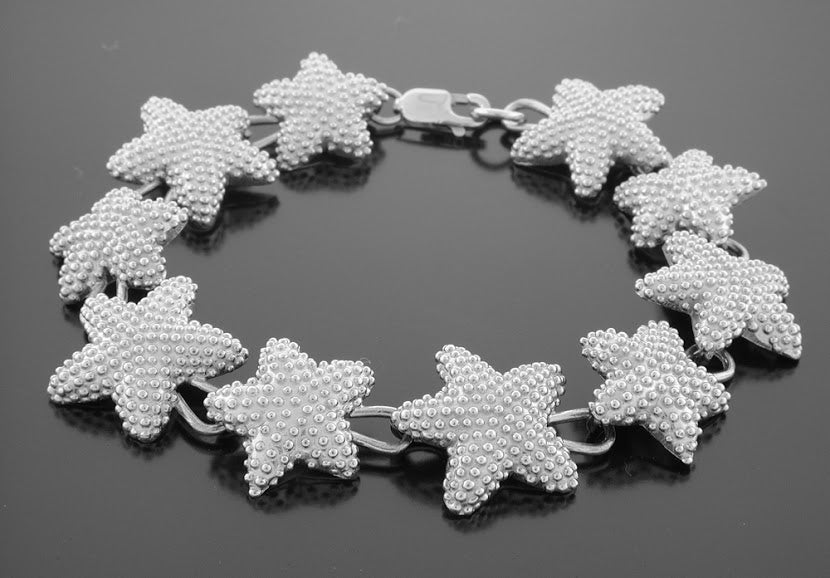 Silver Bahamian Starfish bracelet